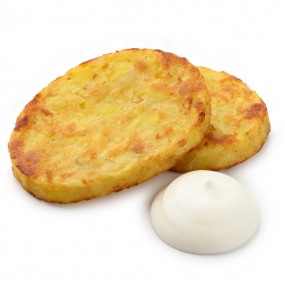 Хашбраун со сметаной